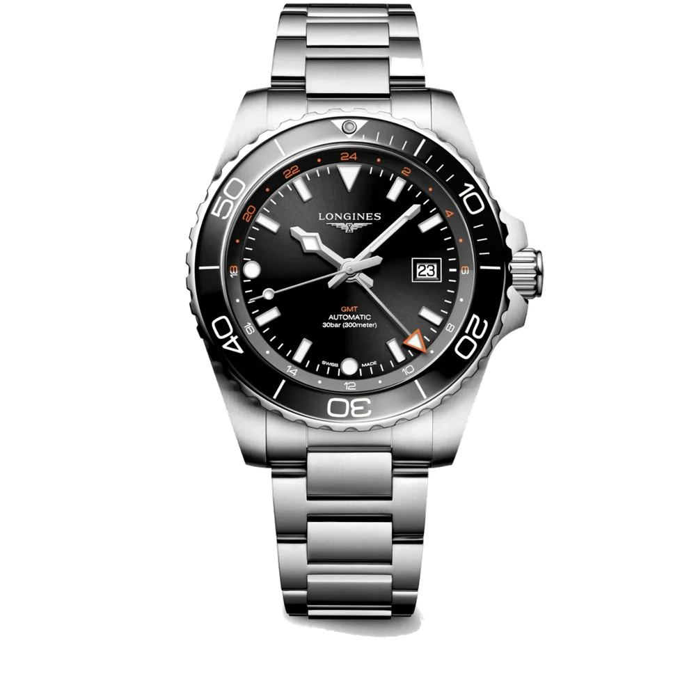 Longines Hydroconquest Gmt L3.890.4.56.6 43 mm kol saati