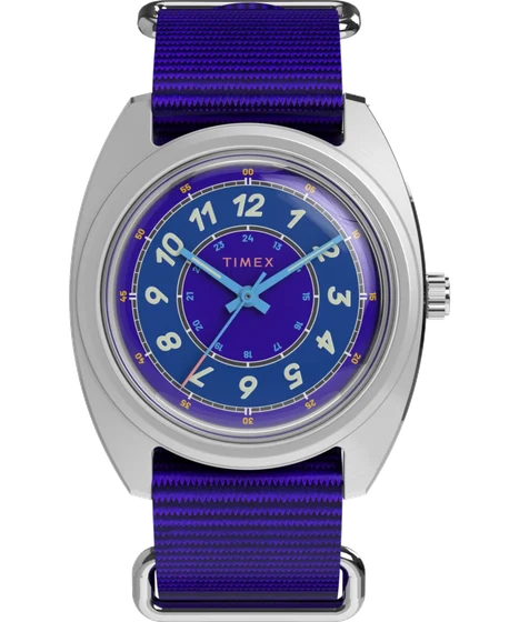 Timex Worn & Wound x Whirlpool 37mm Fabric Strap Watch TW2Y52200 kol saati