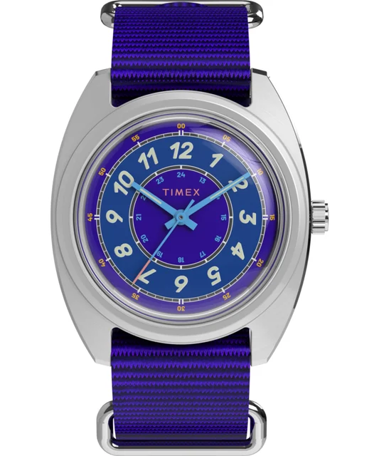 Timex Worn & Wound x Whirlpool 37mm Fabric Strap Watch TW2Y52200JR kol saati