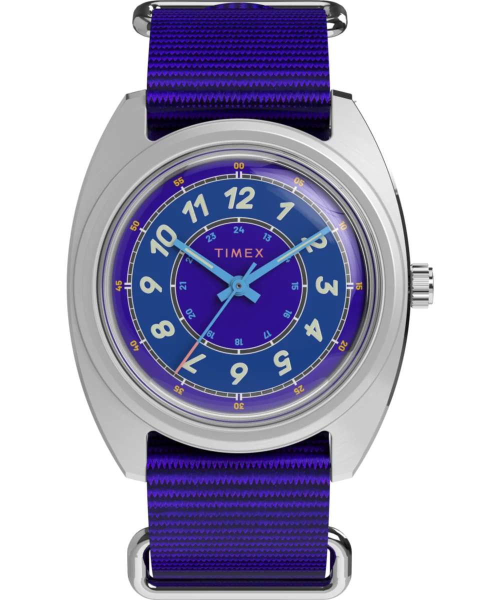 Timex Worn & Wound x Whirlpool 37mm Fabric Strap Watch TW2Y52200JR 37 mm kol saati