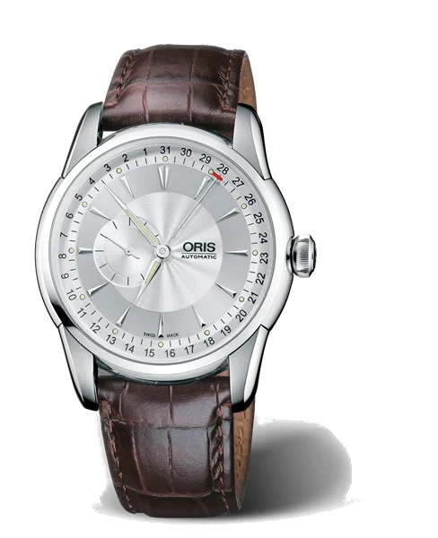 Oris Artelier Small Second, Pointer Date 2008 01 644 7597 4051-07 5 22 70FC 42.5 mm kol saati