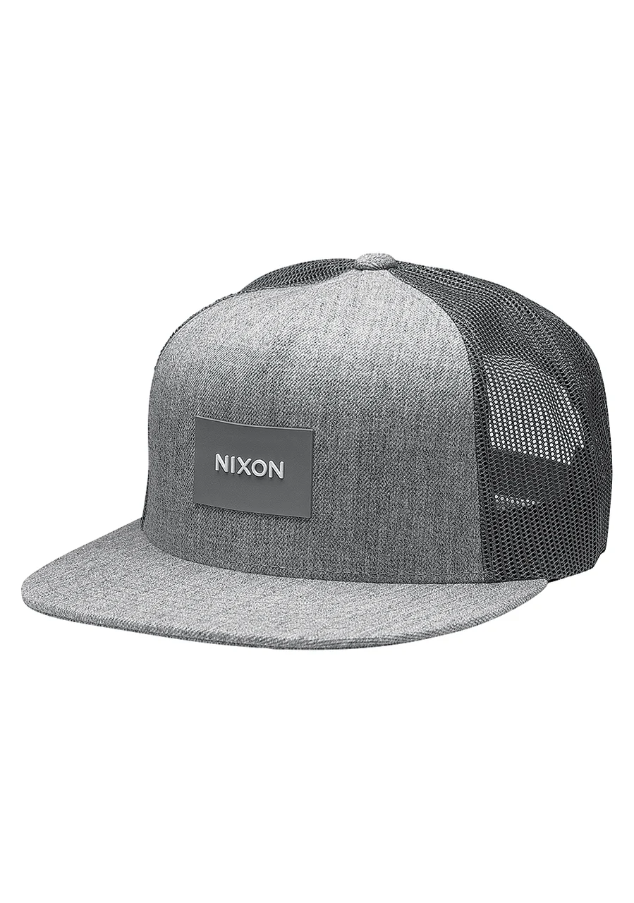Nixon US Team Trucker Hat - Heather Gray C2167-070-00 kol saati