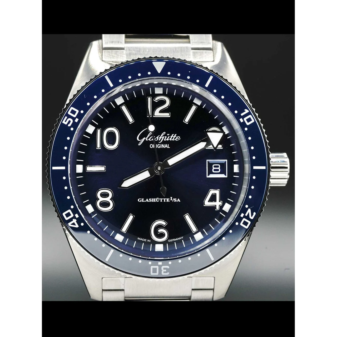 Glashutte Original Glashütte Original SeaQ Blue Dial 39.5mm 1-39-11-09-81-70 210000026311 39.5 mm kol saati