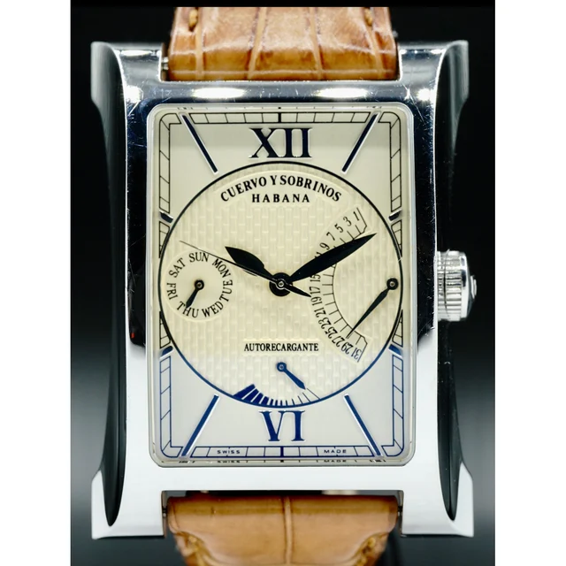 Cuervo Y Sobrinos Espléndido XL Retrógrado Date Power Reserve 2452.1CH 210000028828 kol sa