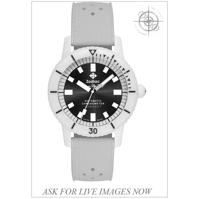 Zodiac Super Sea Wolf Ceramic Edition Blue and White 210000060389 41 mm kol saati