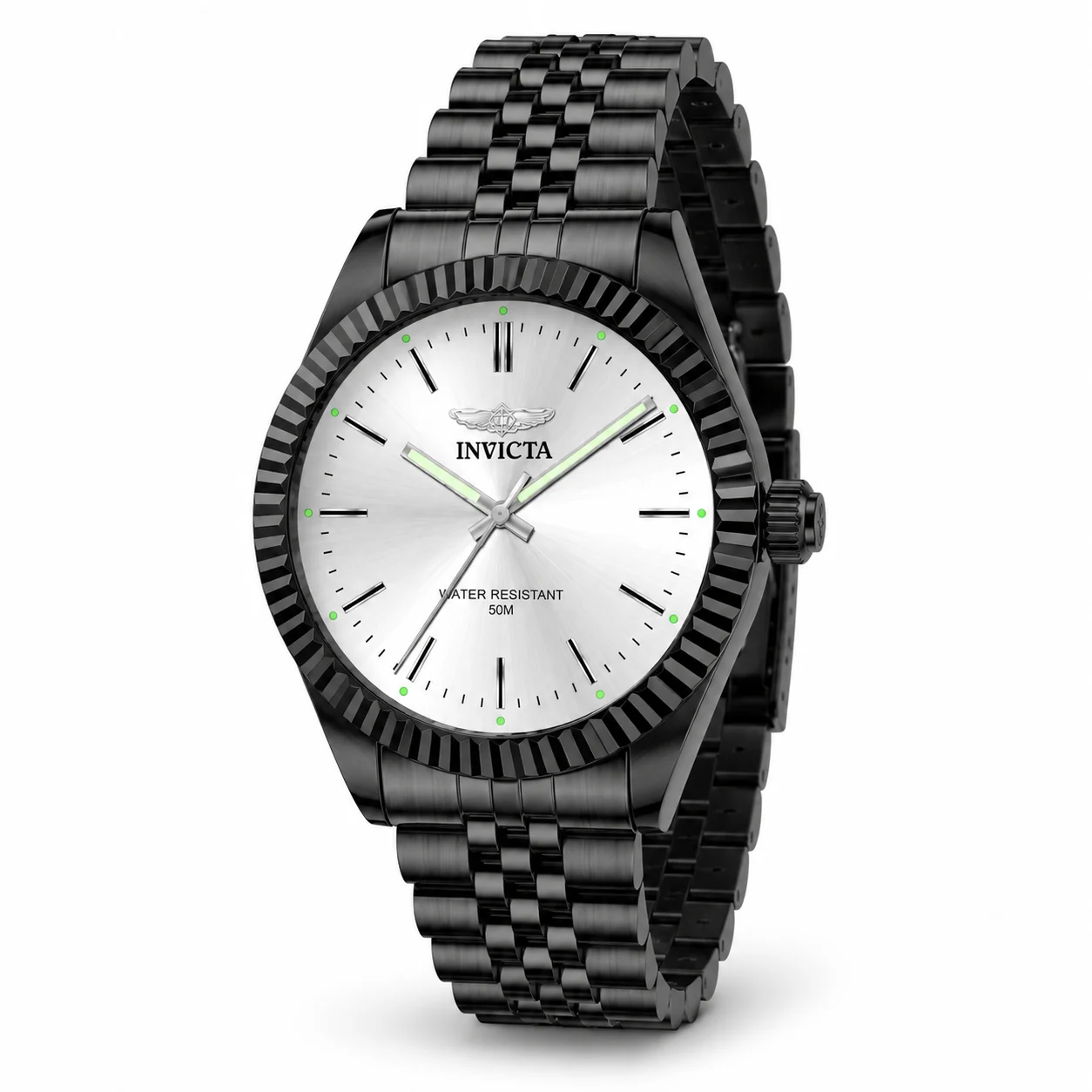 Invicta Specialty Serrate Watch - 40mm, Black (79019) 40 mm kol saati