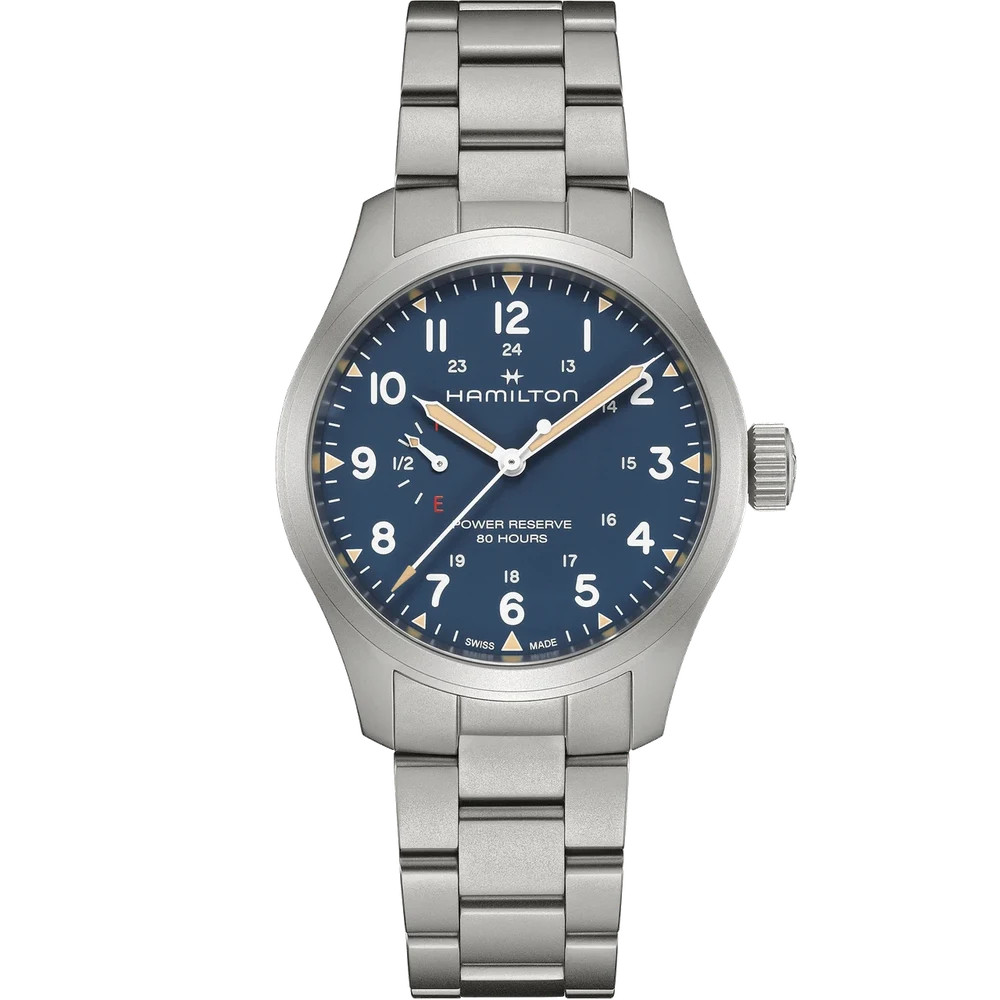 Hamilton Khaki Field Power Reserve 40mm H69509140 40 mm kol saati