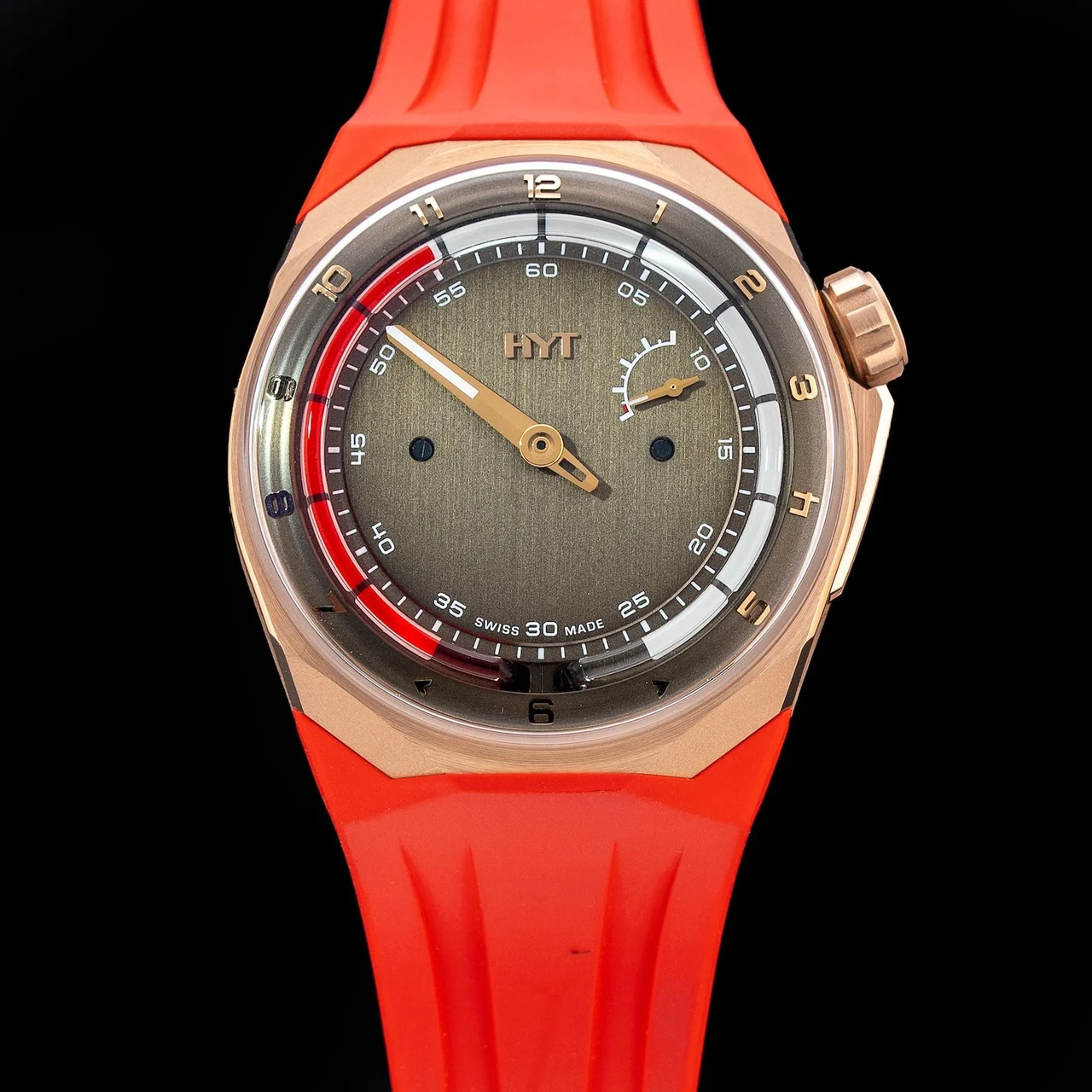 Hyt Gold & Titanium Chocolate Millésime Edition NAP210009N8117 kol saati