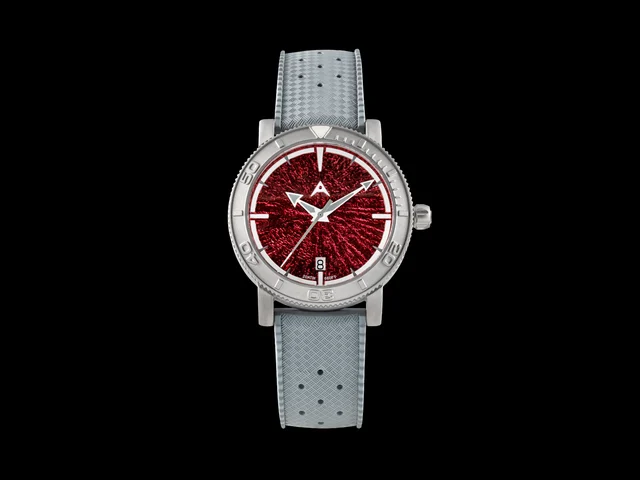 Aerotec Watches Aerotec Atlantic-The Minimalist Titanium Dive Watch - Raspbe kol saati