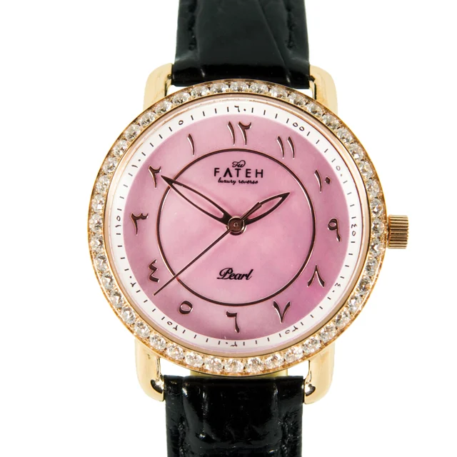 Fatehwatches Pearl Rosegold Light Pink kol saati