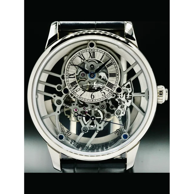 Jaquet Droz Grande Seconde Skelet-One White Gold Sapphire J003524240 N210000004151 kol saa