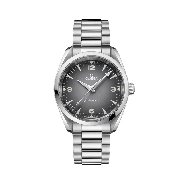 OMEGA Seamaster Railmaster 38mm - Grey on Bracelet O23510382006001 kol saati