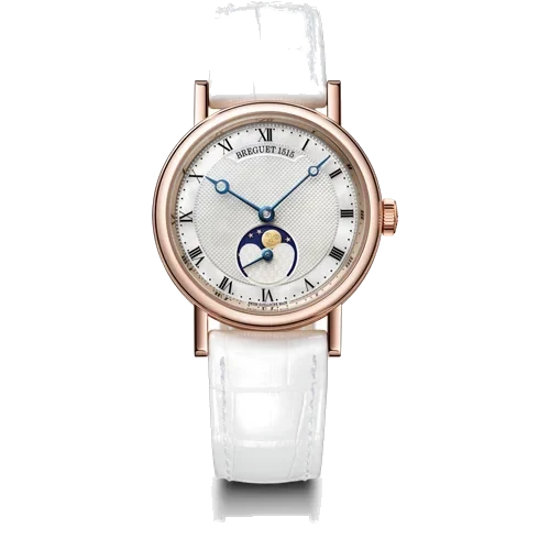Breguet Classique Phase de Lune 9087 9087BR/52/964 30 mm kol saati