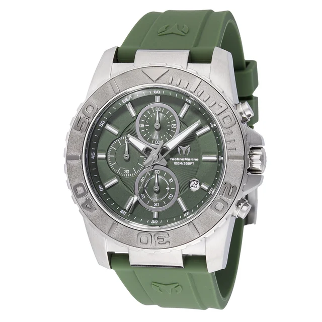 Technomarine Sea Grace Watch - 45mm. Olive Green (TM-725005) kol saati