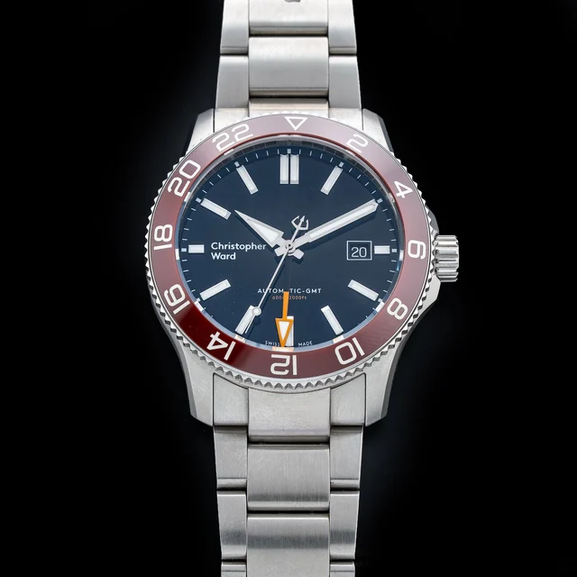 Christopher Ward Trident GMT 600 C60-42ADM3-S0RK0 210009N35285 kol saati