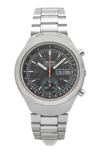 Seiko SEIKO, REF. 6139-7100, CHRONOGRAPH, DAY AND DATE, STEEL kol saati