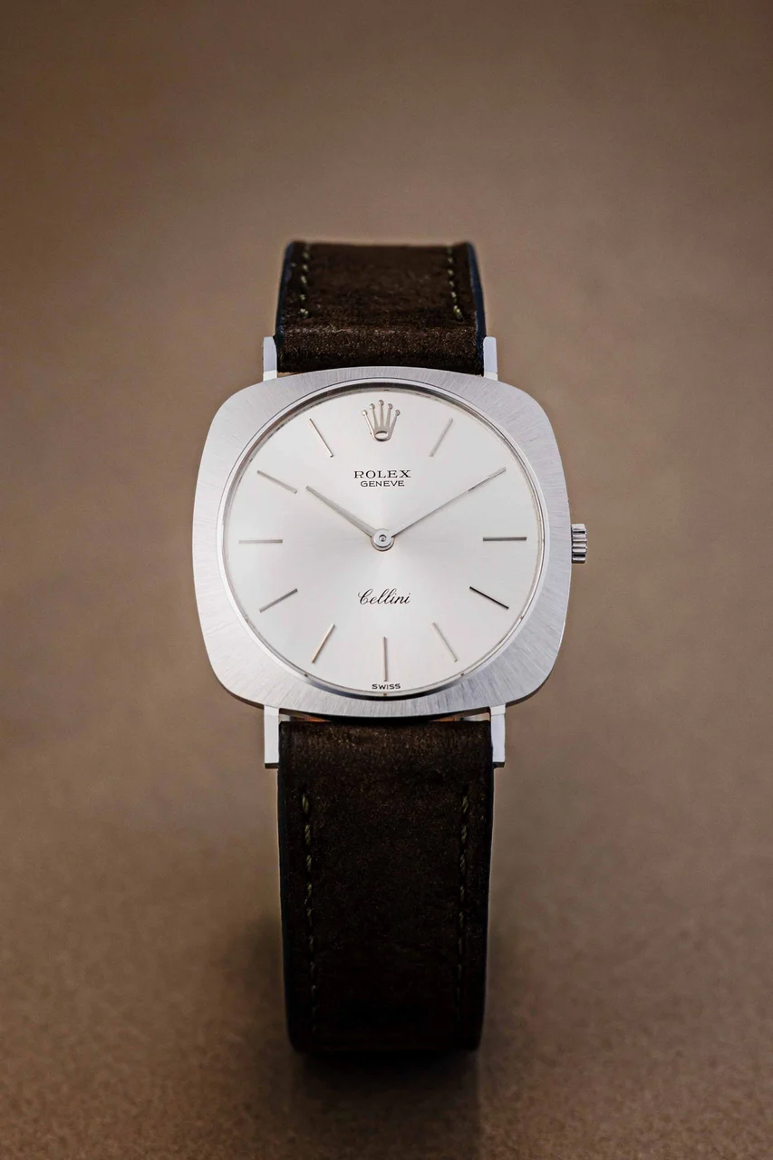Rolex Cellini white gold ref. 3735 31 mm kol saati