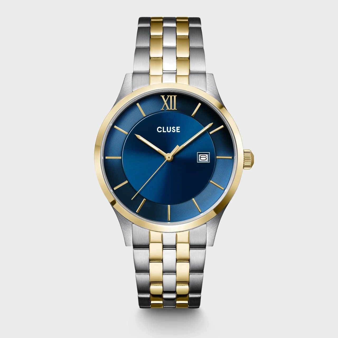 CLUSE Aravis 3-Hand Watch Steel, Blue, Two-Tone CW22703 kol saati