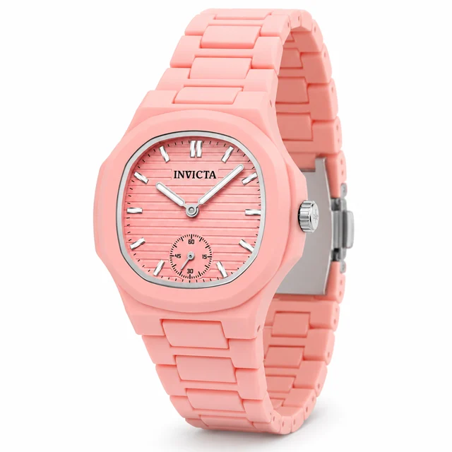 Invicta Celestial Linura Watch - 34.8mm, Pink (70393) kol saati
