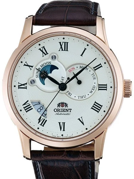 Orient Automatic Watch with Sapphire Crystal #ET0T001W kol saati