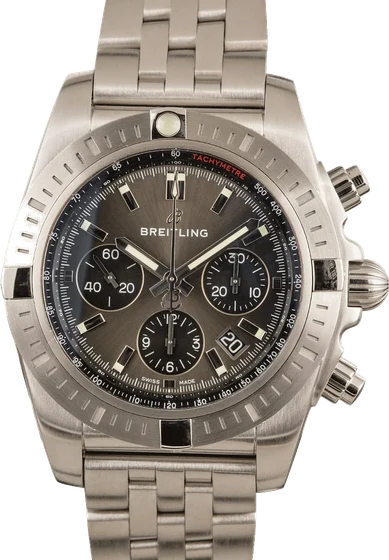 Breitling Chronomat Chronograph 44 Slate Dial AB0115101F1A1 kol saati