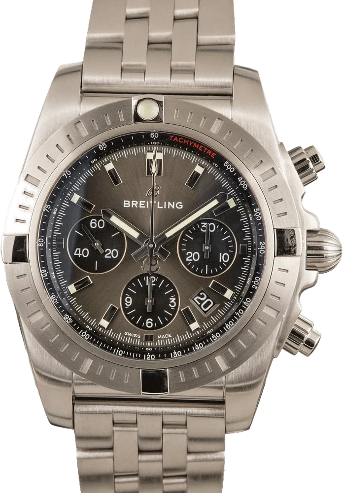 Breitling Chronomat Chronograph 44 Slate Dial AB0115101F1A1 44 mm kol saati