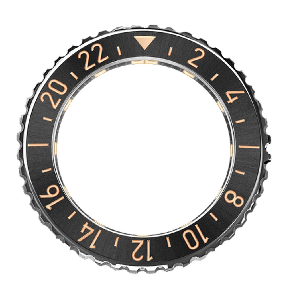 Formex Stainless Steel Bezel with Black Ceramic Insert for REEF GMT #BEZ-2200-225 kol saati