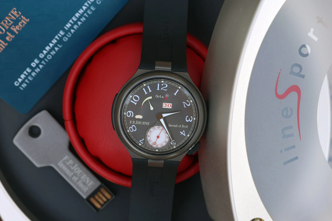F.P. Journe “Octa S” lineSport ref. ARS Titanium 42mm on Rub 42 mm kol saati