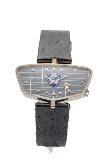 Bueche-Girod Ref. WG 7798-1, self-winding, Lancia “Fulvia” automobile radiator grill; 18K 