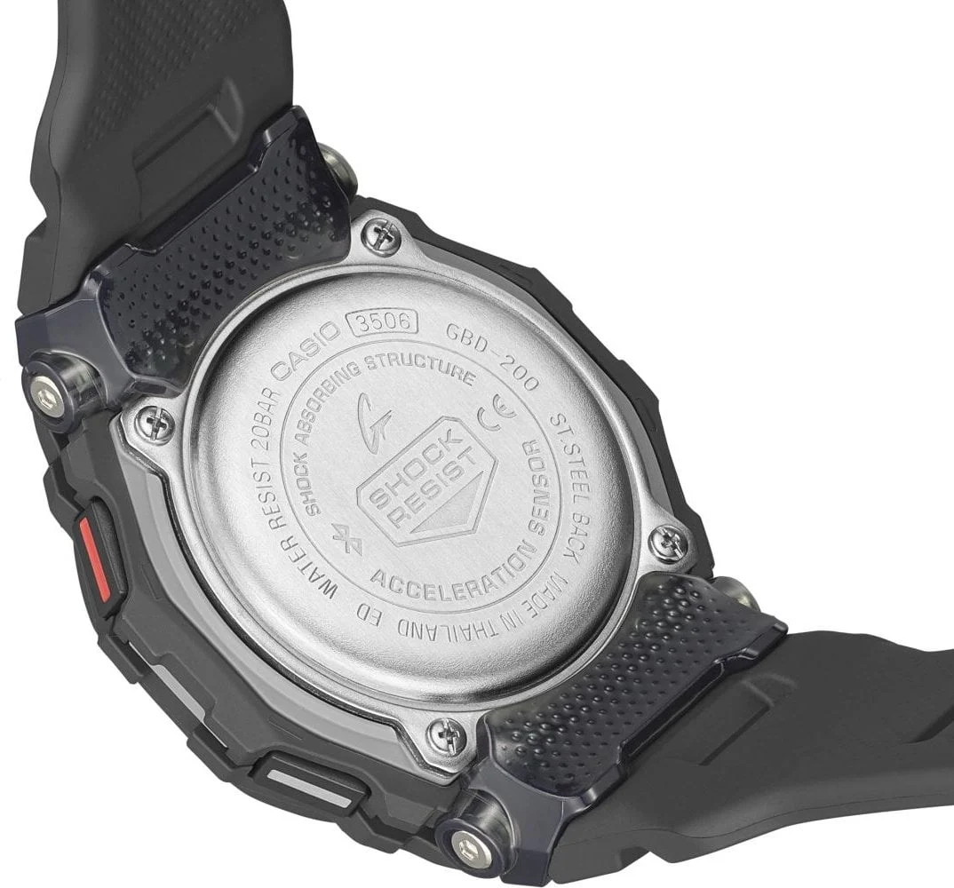 Casio G-shock G-squad GBD-200-1DR 45.9 mm kol saati