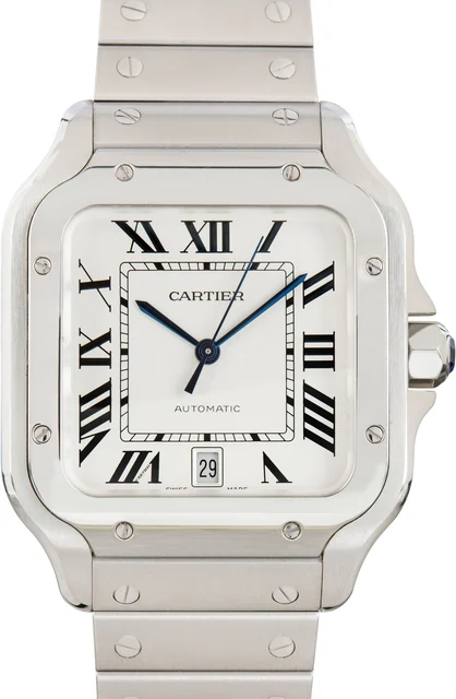 Cartier Santos de Ref WSSA0009 Large Model kol saati