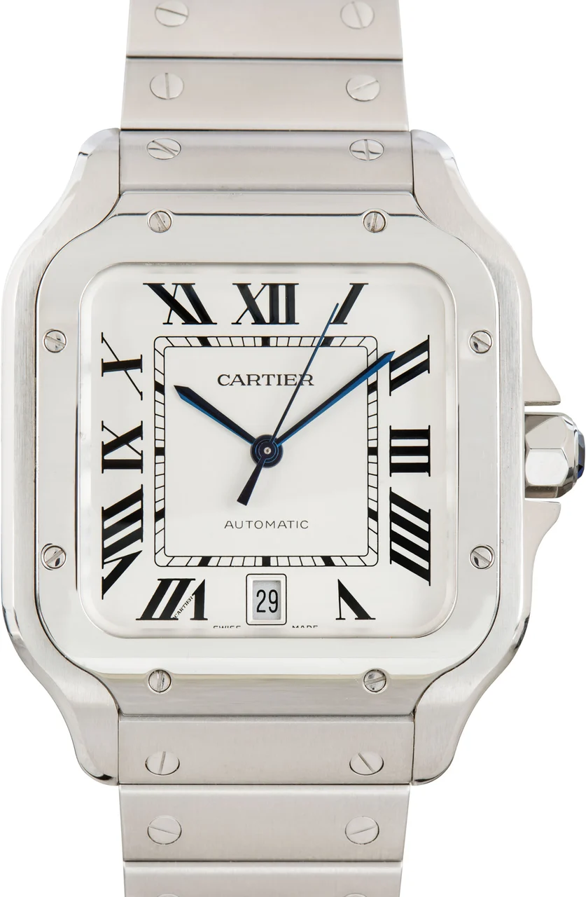 Cartier Santos de Ref WSSA0009 Large Model kol saati