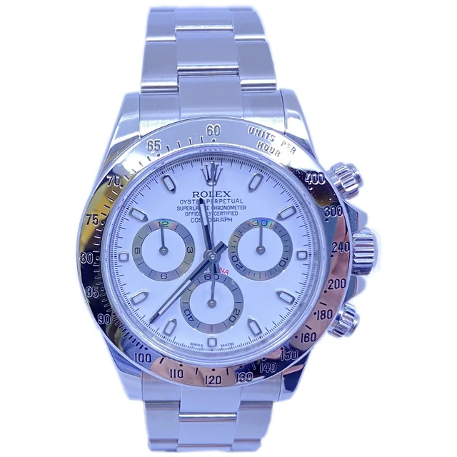 Rolex Daytona 2015 Stainless Steel White Dial 116520 210000017654 kol saati