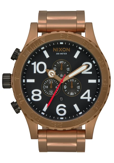 Nixon US Chrono - Bronze / Black A083-5145-00 kol saati