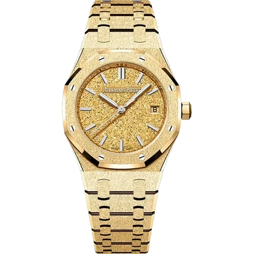 Audemars Piguet Frosted Gold Selfwinding 77450BA.GG.1361BA.01 kol saati