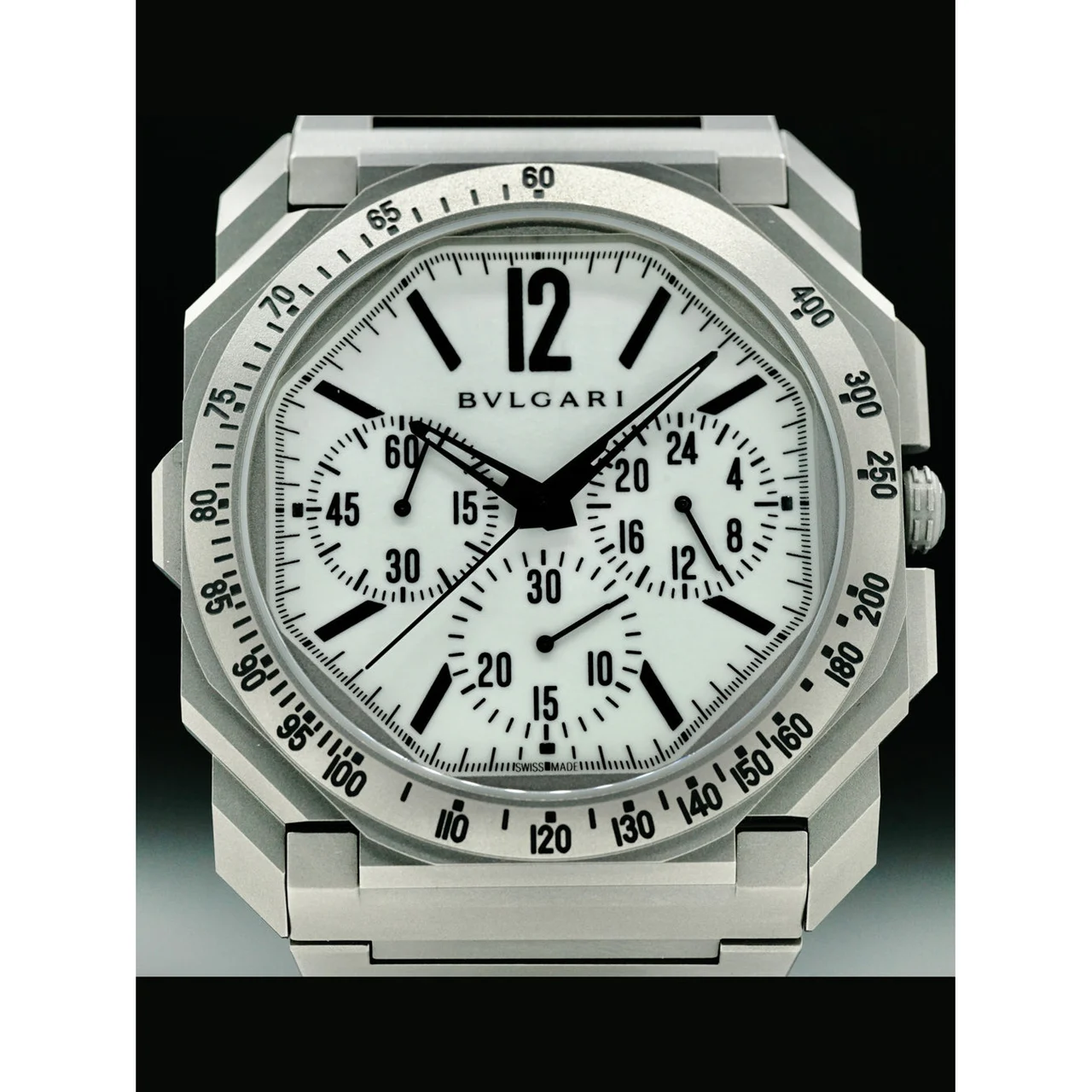 Bulgari Octo Finissimo Chronograph GMT Limited "RAKE White Light" 210000036899 42 mm kol saati