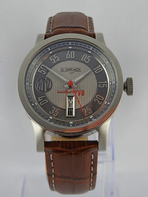 Gerlach Lux-Sport Automatic Vertical Date kol saati