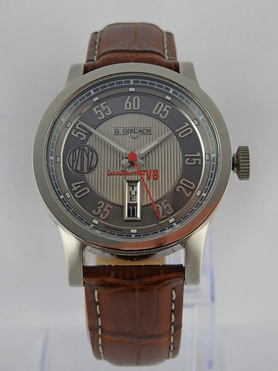 Gerlach Lux-Sport Automatic Vertical Date 40 mm kol saati