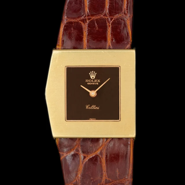 Rolex Cellini King Midas "Terracota" ref.4107 from 1974 kol saati