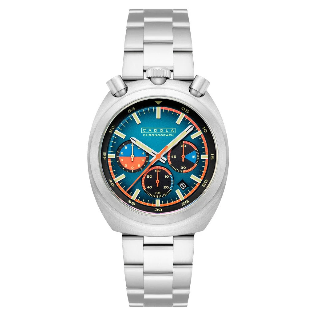 Cadola Testa Di Toro Chronograph in Cobalt Gauge #CD-1058-33 kol saati