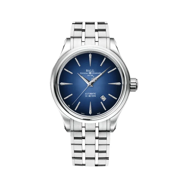 BALL Watch Trainmaster Legend 40mm - Blue on Bracelet NM9080D-S1J-BE kol saati