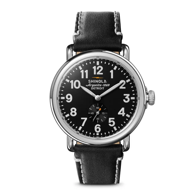 Shinola The Runwell S0110000020-1-Blk-41-USA kol saati