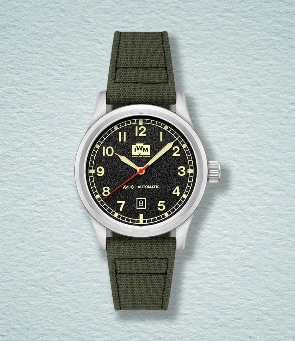 AVI-8 Flyboy Engineer Automatic — Imperial War Museums Fieldmaster Edition Watches AV-4161-01 50 mm kol saati