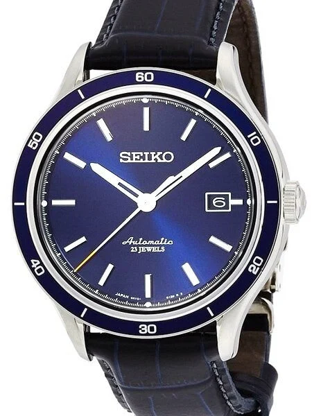 Seiko Radiant Blue Dial Automatic Watch with 42.2mm Case, and Sapphire Crystal #SARG015 ko