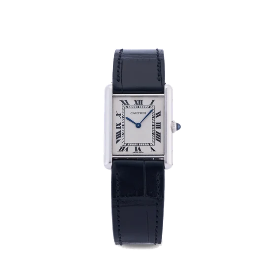 Cartier CARTIER, REF. 1601 1, TANK PRE CPCP, PLATINUM kol saati