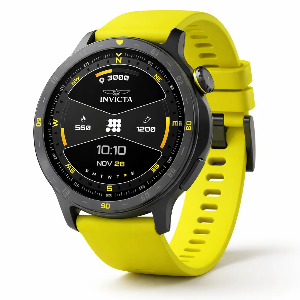 Invicta I-Tech 2 Watch - 46mm. Yellow (ITECH-002) 46 mm kol saati