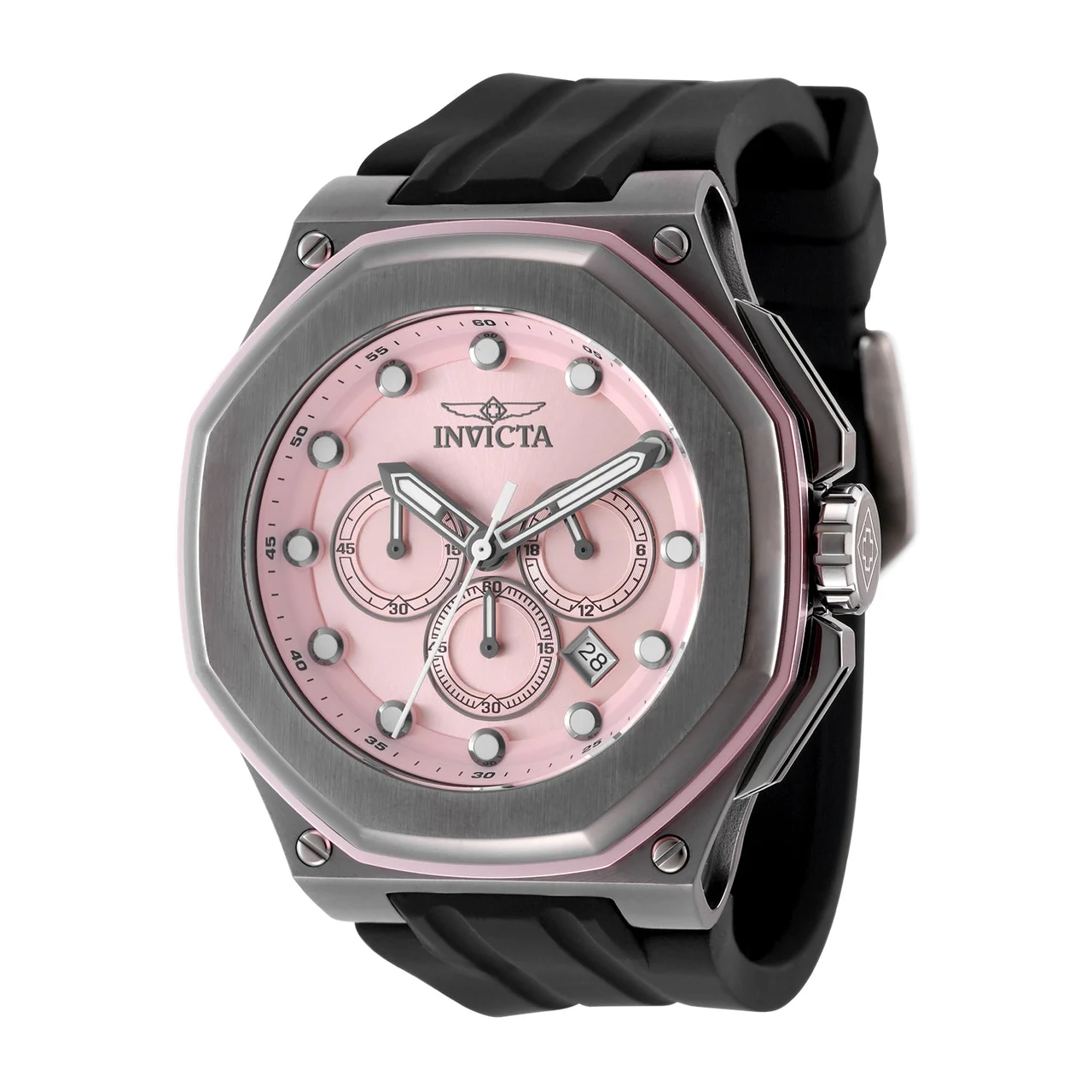 Invicta Akula Kasmat Watch - 50mm. Black (49141) 50 mm kol saati