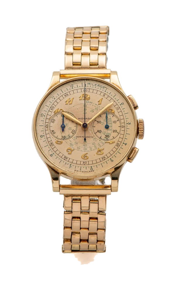 Movado MOVADO, REF. 49002, NON-MAGNETIC, BREGUET NUMERALS, YELLOW GOLD kol saati
