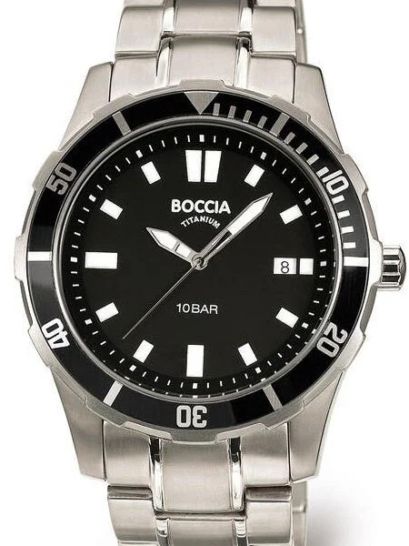 Boccia Quartz Sport Watch with 43mm Titanium Case #3567-01 kol saati