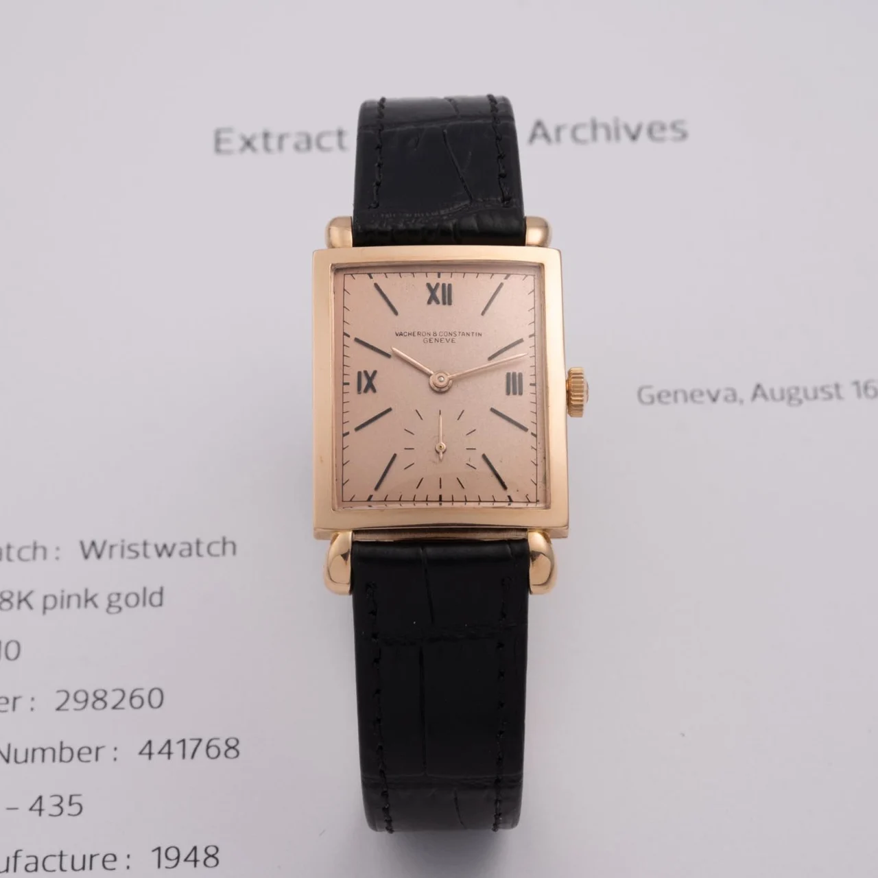 Vacheron Constantin Switzerland 4410 kol saati